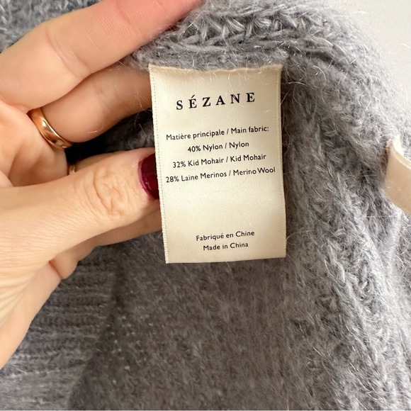 Sézane Gray Dwee Jumper Sweater - Picture 5 of 7